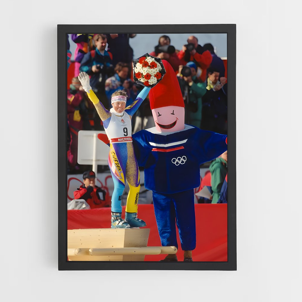 Poster Snowboard Spirit – affiche Jeux Olympiques (vue 2)
